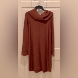 Deep Brown pullover dress or sweater